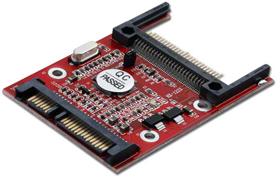 Pan Pacific | Product Detail | Compact Flash to SATA Adaptor (with Power)